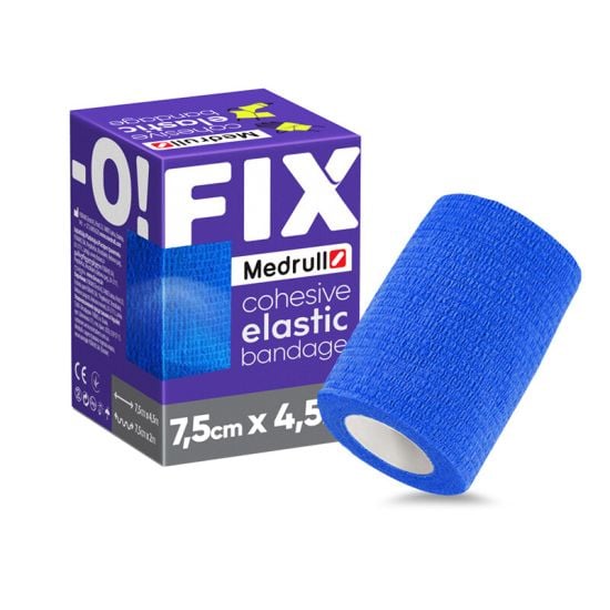 Medrull Isekleepuv elastikside Fix-O 5cm x 4.5m ( venitatult )  sinine      