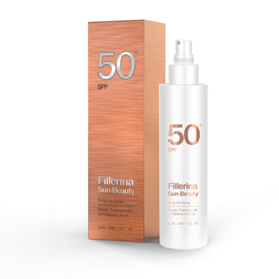 Fillerina Body Sun Spray SPF50+ päikesekaitsesprei kehale 200ml
