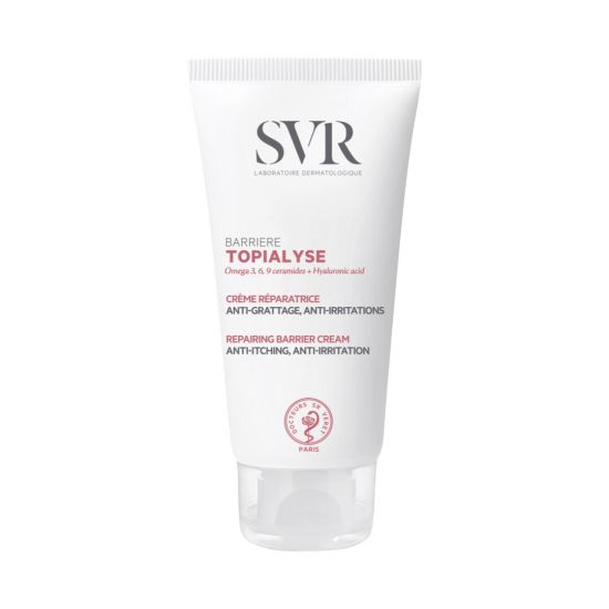 SVR Topialyse Barrier Cream восстанавливающий крем для сухой поврежденной кожи 50мл