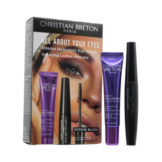 Christian Breton All About Your Eyes: Intense 3x Hyaluronic 15ml+Amazing Lashes 10ml