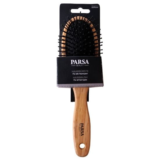 Parsa Beauty Hair Brush puidust juuksehari plastikharjastega