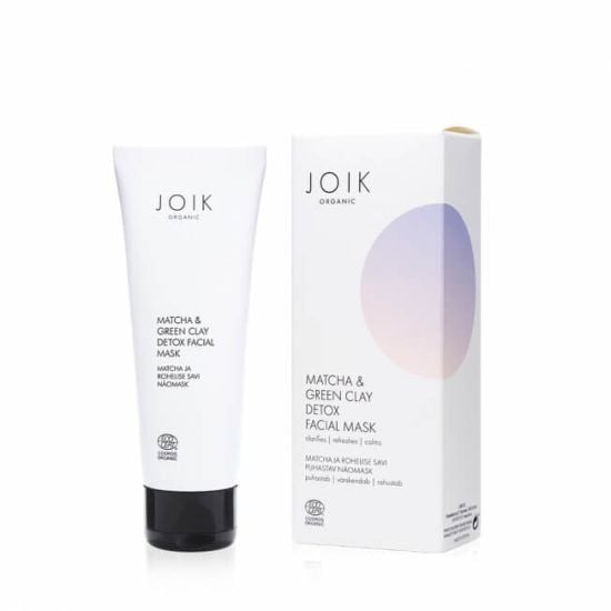 JOIK Organic Matcha & Green Clay Detox Facial Mask 75ml