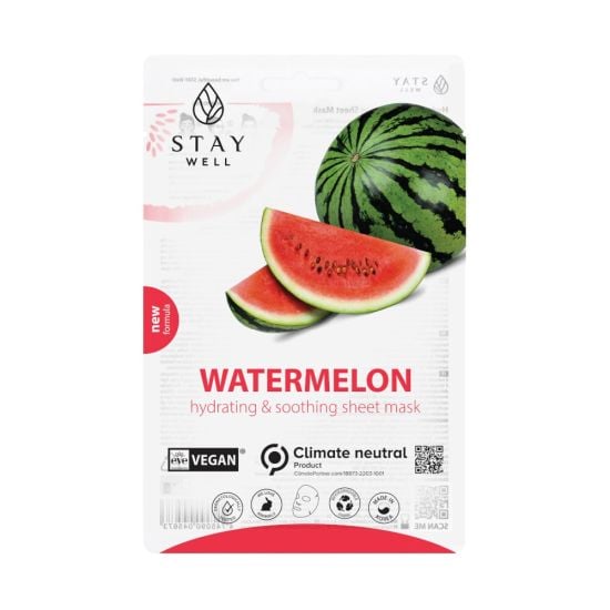 STAY Well Vegan Sheet Mask - Watermelon kangasmask 20g