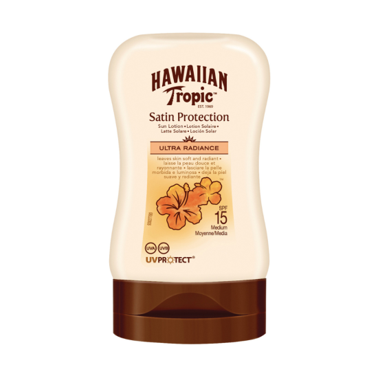 Hawaiian Tropic Satin Protection Sun Lotion Ultra Radiance SPF 15 100ml