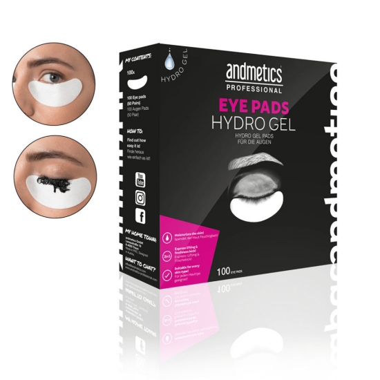 Andmetics Eye Pads Hydro Gel 100 pieces