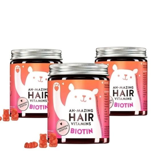 Set! 3x Bears With Benefits Hair Vitamins hair-growth vitamins with biotin