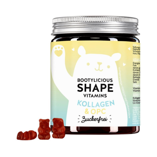 Bears with Benefits Shape Vitamins kummikarud kollageeni ja viinamarjaseemneekstraktiga 60tk