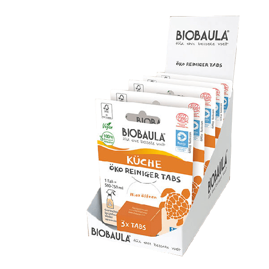 Biobaula 100% Natural Kitchen Cleaning Tablets 3x750ml
