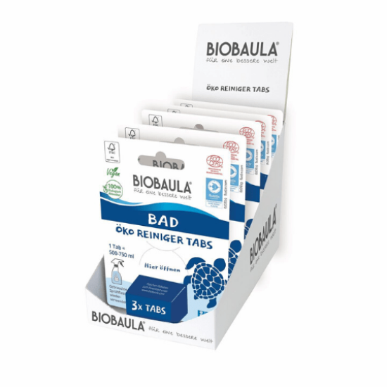 Biobaula 100% Natural Bathroom Cleaning Tablets 3x750ml