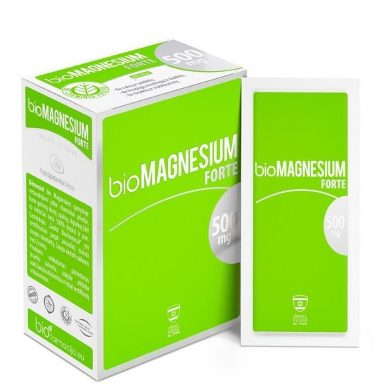 Biofarmacija Magnesium Forte 500mg supplement 20x3,2g