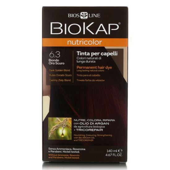 Biokap Nutricolor 6.3 Dark Golden Blond 140ml