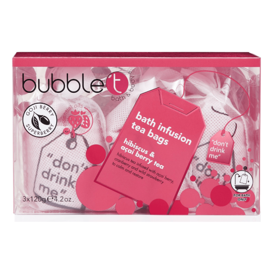 Bubble T Bath T-bag Hibiscus & Acai Berry Tea