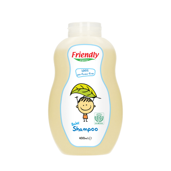 Friendly Organic Baby Shampoo & Body Wash Perfume Free beebi šampoon/dušigeel 400ml