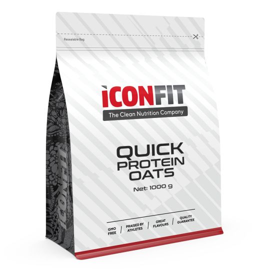 Iconfit Quick Protein Oats - Blackcurrant 1kg
