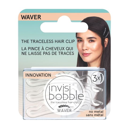 Invisibobble Waver Crystal Clear juukseklambrid
