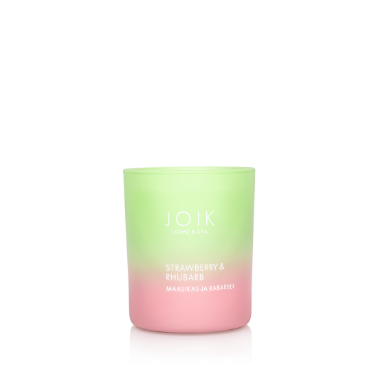 JOIK Home & Spa Scented Candle Strawberry & Rhubarb 150g
