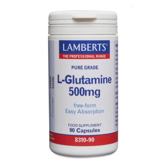 Lamberts L-Glutamine 500mg 90 capsules 