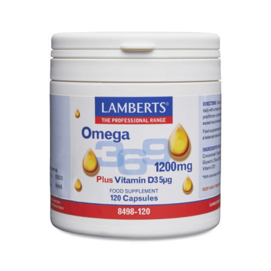 Lamberts Omega 3-6-9 Fish Oil 120 capsules