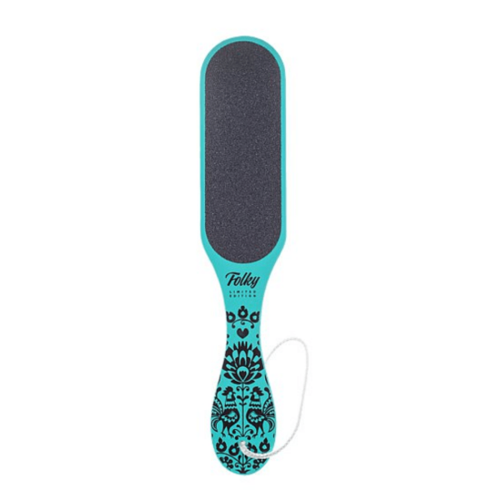 MiaCalnea Folky Cyan Grefi foot file-rasp with 2 different abrasive surfaces