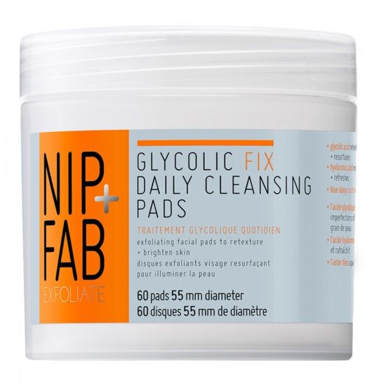 NIP+FAB Glycolic Fix Daily Cleansing Pads 60шт