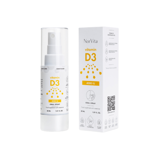 NorVita Vitamin D3 Oral Spray 4000IU 30ml