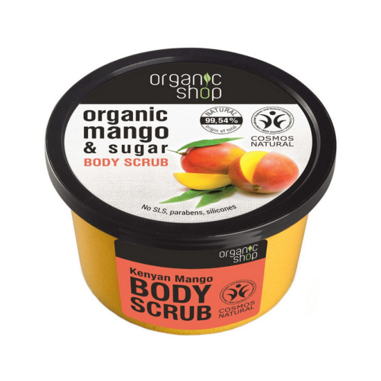 Organic Shop Mango & Sugar Body Scrub 250ml