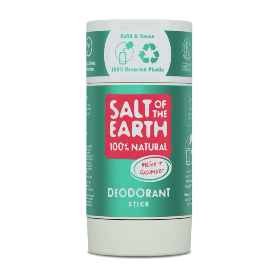 Salt of the Earth Melon & Cucumber Natural Deodorant Stick Refillable 84g