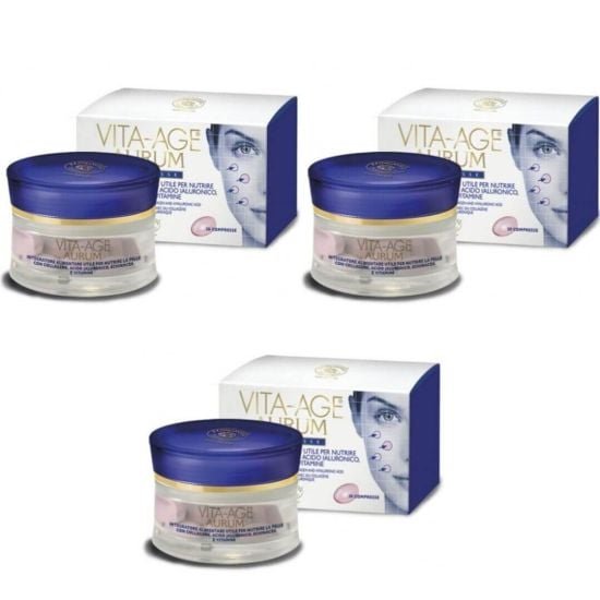 Set! 3x Vita-Age anti-ageing capsules with collagen and hyaluronic acid