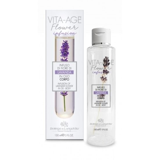 Vita Age Flower Infusion sügavalt niisutav lavendliga kehaõli 150ml