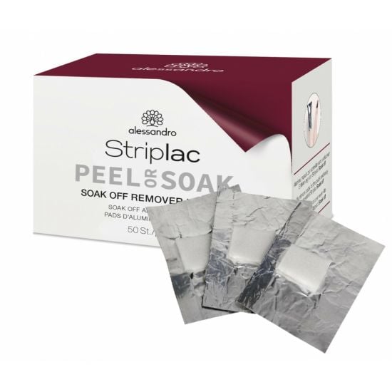 Alessandro Striplac Peel & Soak Off Remover Wraps fooliummähised 50tk