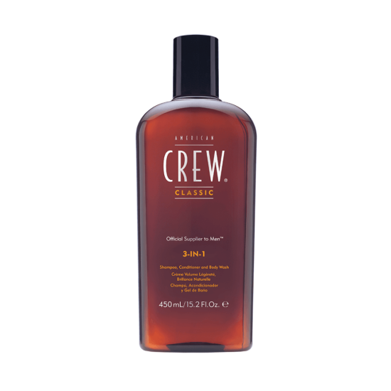 American Crew 3in1 šampoon-palsam-dušigeel 1000ml