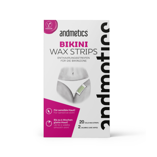 Andmetics Bikini Wax Strips 20pcs