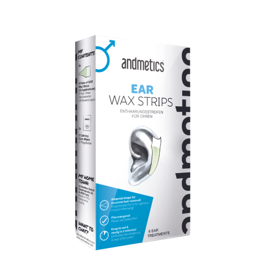 Andmetics Ear Wax Strips vaharibad kõrva- ja ninakarvade eemaldamiseks 8tk