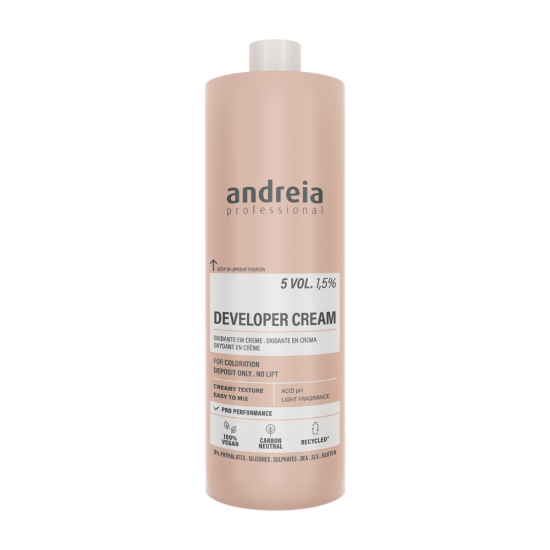 Andreia Developer Cream 5 Vol. 1,5% Vegan vesinikperoksiid 1000ml