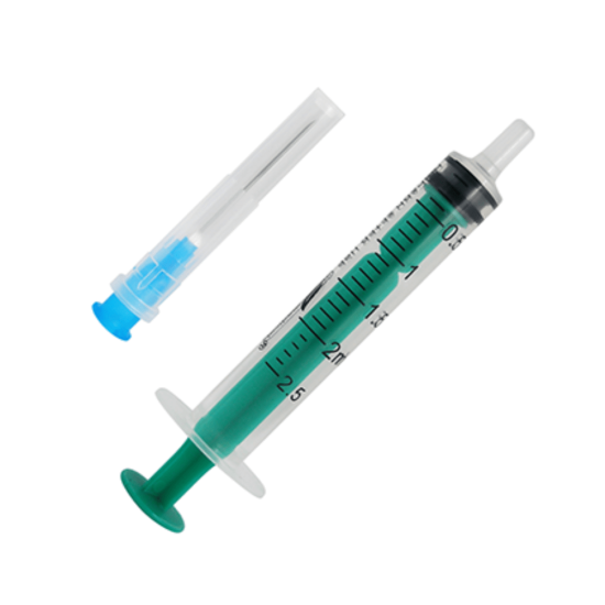 Avanti Medical Disposable syringe 2ml (3ml; with needle , blister, 0.6x25) 23Gx1"