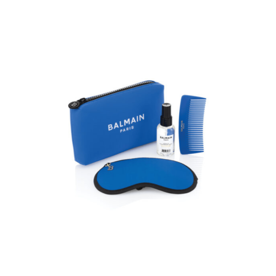 BALMAIN Hair Cosmetic Bag Blue