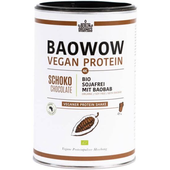Baowow Vegan Protein Schoko šokolaadimaitseline proteiinipulber