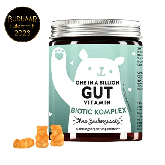 Bears with Benefits One In A Billion Gut vitamiinid probiootikumide, inuliini ja B6-vitamiiniga 60tk