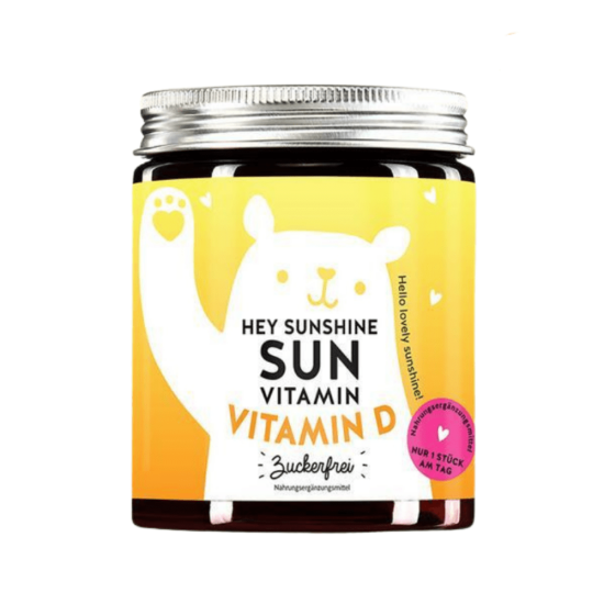 Bears With Benefits Hey Sunshine Sun Vitamins D3-vitamiiniga suhkruvaba 60tk