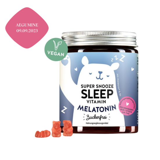 Bears with Benefits Super Snooze Sleep Vitamin Melatonin & B6 60pcs (09.09.2023)