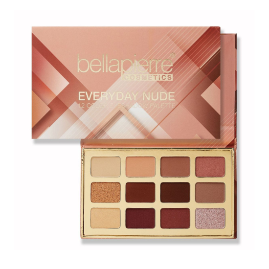 Bellapierre Every Day Nude 12 Color Eyeshadow Palette lauvärvipalett