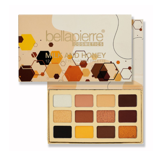 Bellapierre Milk & Honey 12 Color Eyeshadow Palette
