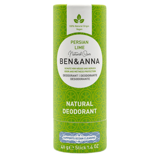 Ben & Anna Natural Papertube Deodorant Persian Lime 40g