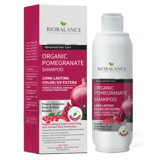 Bio Balance Organic Pomegranate Shampoo Weak Damaged & Colored Hair
