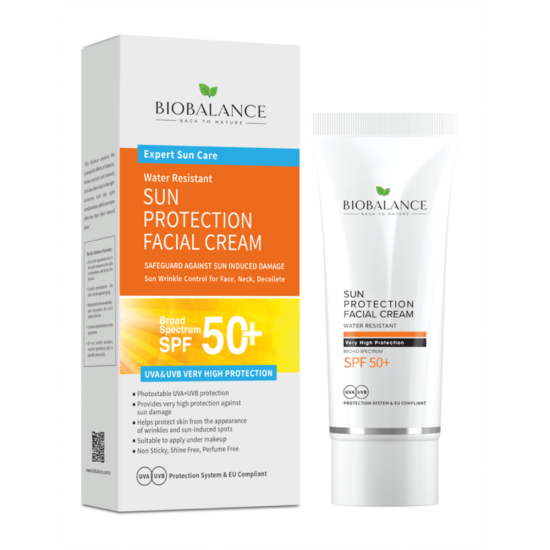 Bio Balance Sun Protection Facial Cream SPF50+ päikesekaitsekreem näole 75ml