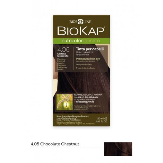 Biokap Nutricolor Delicato 4.05 Chocolate Chestnut juuksevärv 140ml