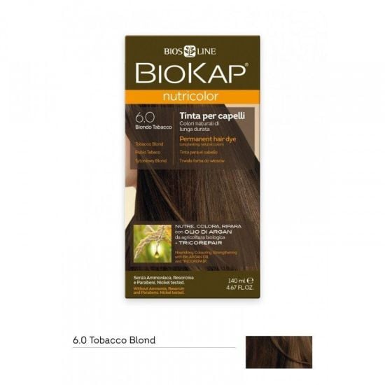 Biokap Nutricolor 6.0 Tobacco Blond juuksevärv 140ml
