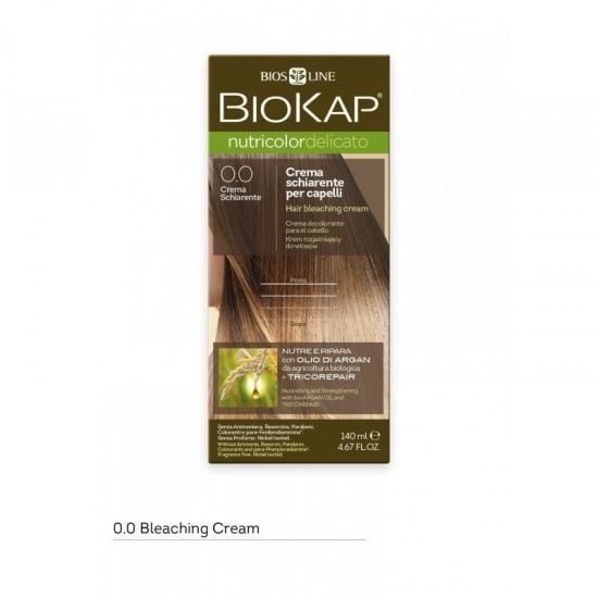 Biokap Nutricolor Delicato 0.0 Bleaching Cream juukseid helendav kreem 140ml