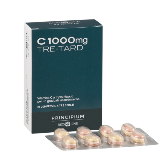 Biokap Vitamin C tre-tard 1000mg, 24 tablets