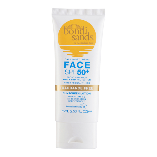 Bondi Sands SPF 50+ Face Sunscreen, päikesekreem näole 75ml